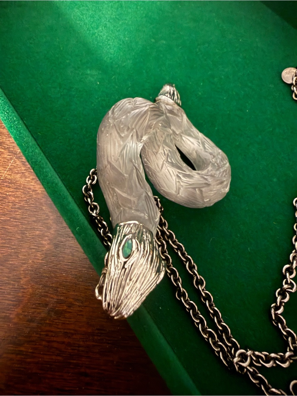 alexis bittar snake necklace